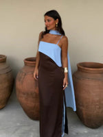 Chic Multicolored Pleated Women Maxi Dress Elegant Spaghetti Strap Ruffle Tiered Flowy Vestidos 2026 Summer Lady Vacation Outfit