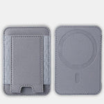 For Magsafe Card Holder Wallet Elastic Leather Pattern Case For iPhone 16 15 12 13 14 17Pro Max S25 Ultra Magnet Phone Bag Cover