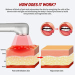 Red Light Therapy Cold Sore Device For Mouth Sores Treatment 660nm 850nm NearInfrared LED Light Therapy Machine Skin Care Wand