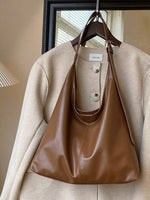 Large Capacity Solid Color Women's Shoulder Bag, Multifunctional Crossbody Bag, Women's Shoulder Tote Bag, Large Capacity Crossbody Tote Bag, Casual Work Bag