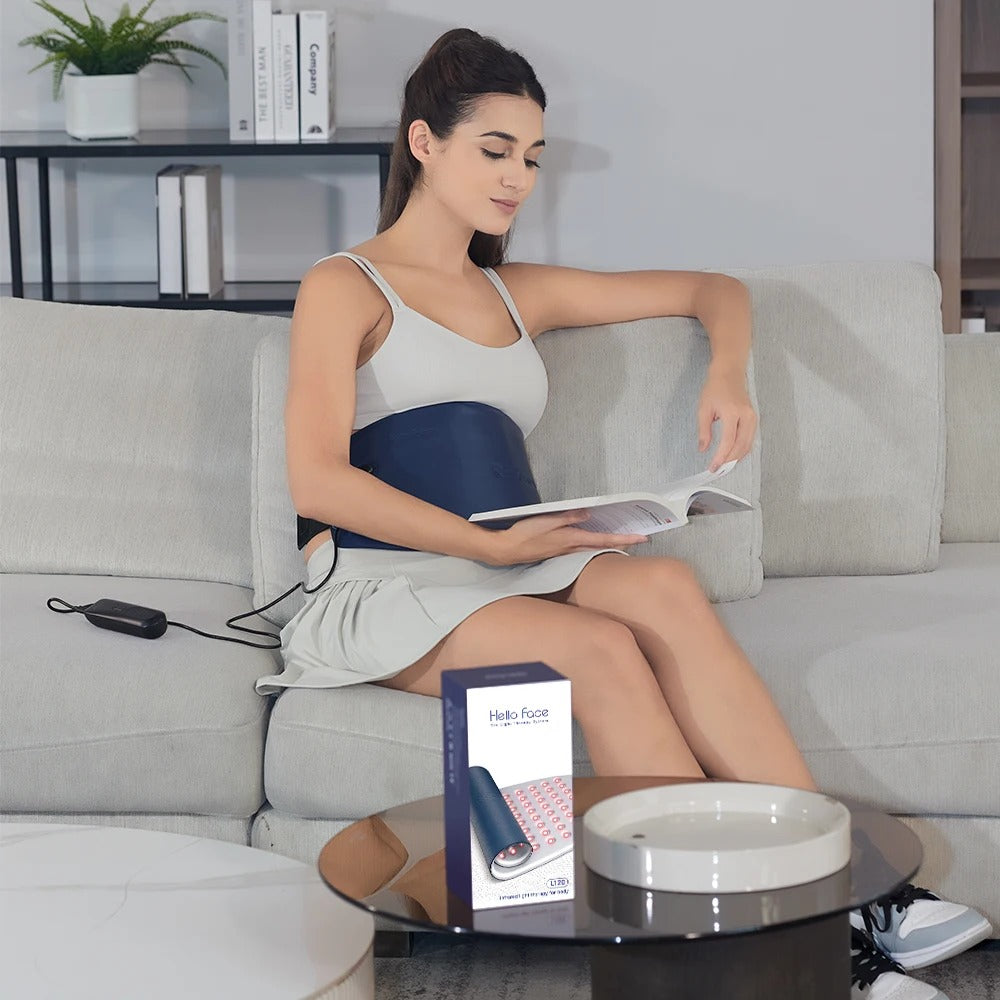 Hello Face L120 510K Near Infrared Red Light Therapy Belt Waterproof and Sweatproof LED light Pad For Pain Relief