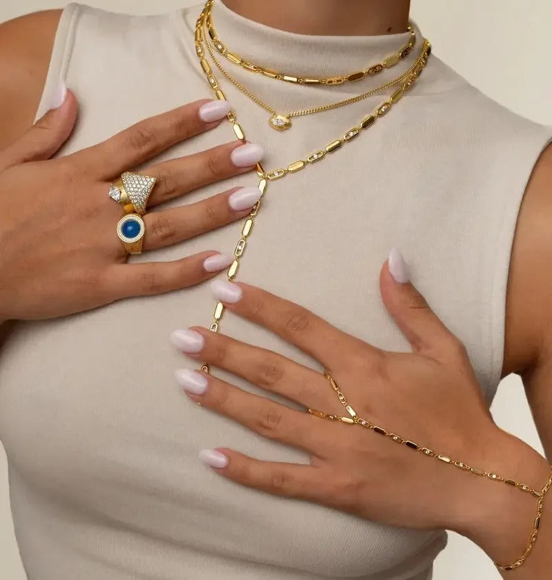 High Quality Geometric 5A CZ Tennis Chain Luxury Long Y Lariat Necklace For Women Fashion Rectangle Charm Choker Jewelry 2026