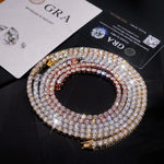 Wholesale Geometric Shiny Plain Micro Pave 5A Zirconia CZ Moon Shaped Chain Choker Necklace Gold Color Fashion Women Jewelry Set