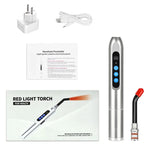Red Light Therapy Cold Sore Device For Mouth Sores Treatment 660nm 850nm NearInfrared LED Light Therapy Machine Skin Care Wand