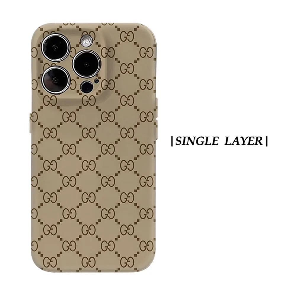 GG Monogram For Magnetic Phone Case for IPhone 17 16 15 14 13 Pro Max Plus Single Double-layer tough Case