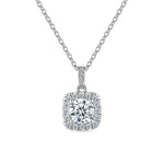 OIYIY Moissanite Necklace for Women 925 Sterling Silver D VVS1 GRA Certified Lab Grown Diamond Pendant Luxury Fine Jewelry Gift