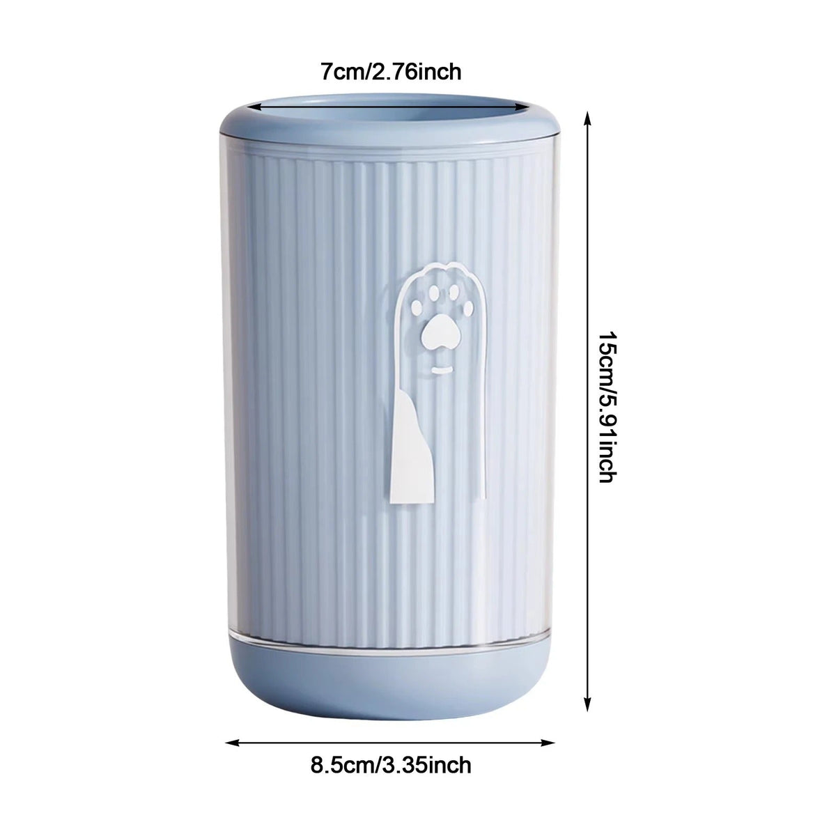 Manual Pet Foot-washing Cup Removable Liner TPR Soft Brush Dogs Cats Paw Cleaner Daily Paw Care Cleaning Tool Pets Accessories