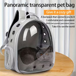 [Portable Backpack Cat Bag] Pet Bag Cat Bag New Double Shoulder Space Capsule Portable Backpack Cat Bag