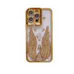 Luxury Peacock Wings Rhinestone Phone Case