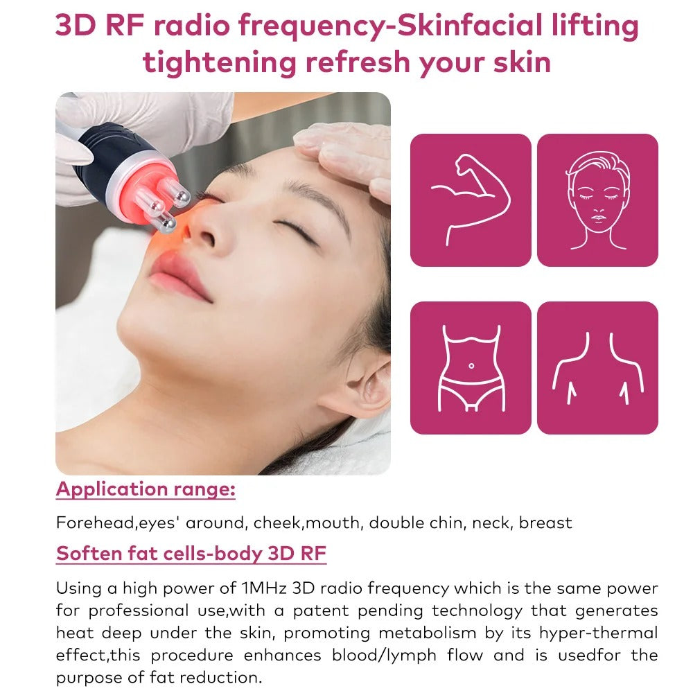 4 in 1 80K Cavitation Ultrasonic Body Slimming Machine Beauty Devic Facial Massager Skin Tighten Face Lifting Vacuum Suction