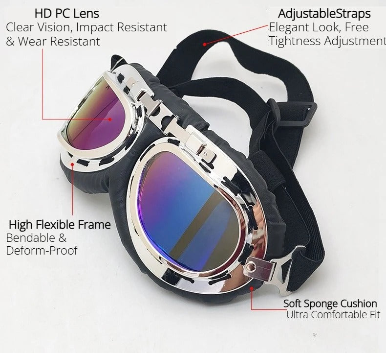 Windproof UV Protection Pet Dog Sunglasses New Cool Stylish Puppy Cat Goggles Anti-Dust Eye Wear Fashion Pet Photo Accessories