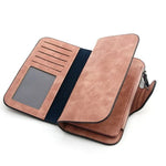 Fashion Wallet Woman Long Clutch PU Leather Hand Bag Large Capacity Card Holder Zipper Coin Purse Money Bag for Ladies